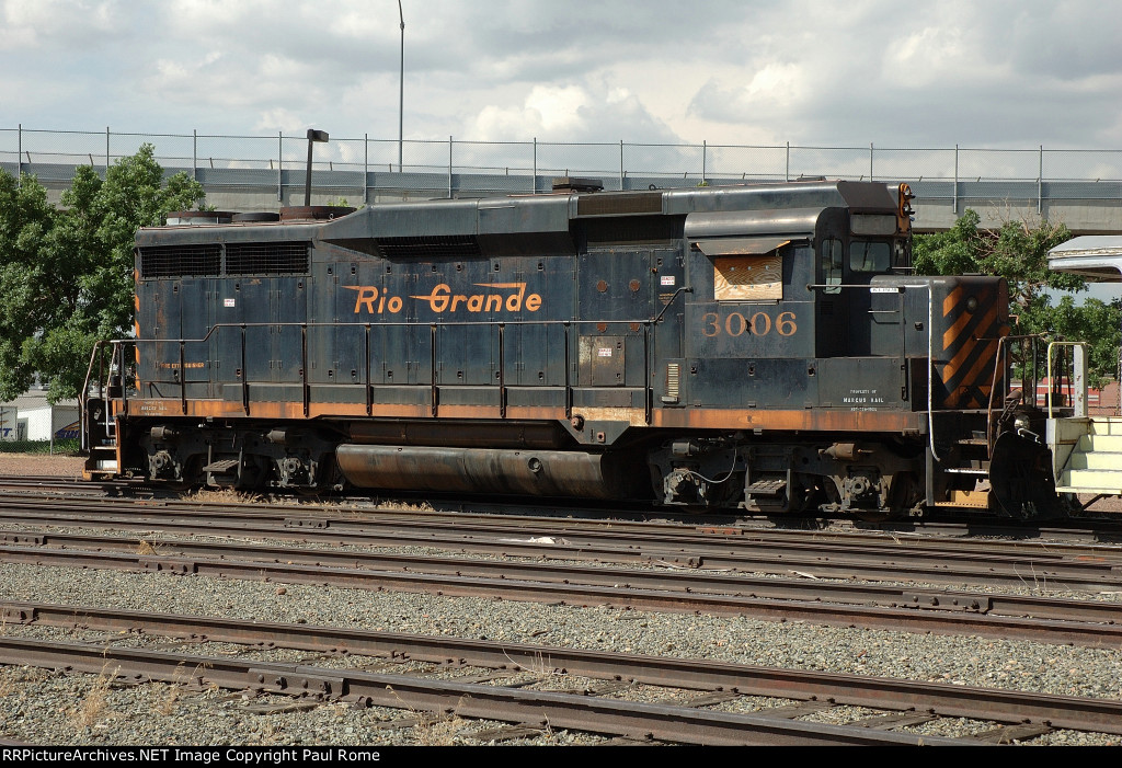 DRGW 3006, at Burnham Shops 